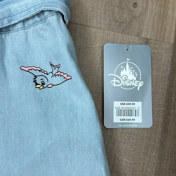 Disney parks Cinderella themed denim skirt with patches size medium - Picture 4 of 6